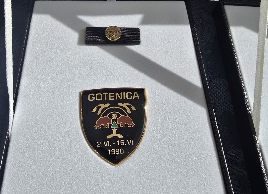 Spominski znak Gotenica 1990