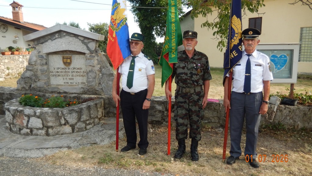 Nova vas - spominska slovesnost ob 35. obletnici